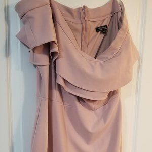 Pink Off the Shoulder Dress